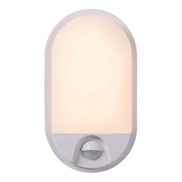 Lucide HUPS IR - Wandlamp Binnen/Buiten - LED - 1x10W 3000K - IP54 - Beweging & dag/nacht sensor - Wit - detail 1